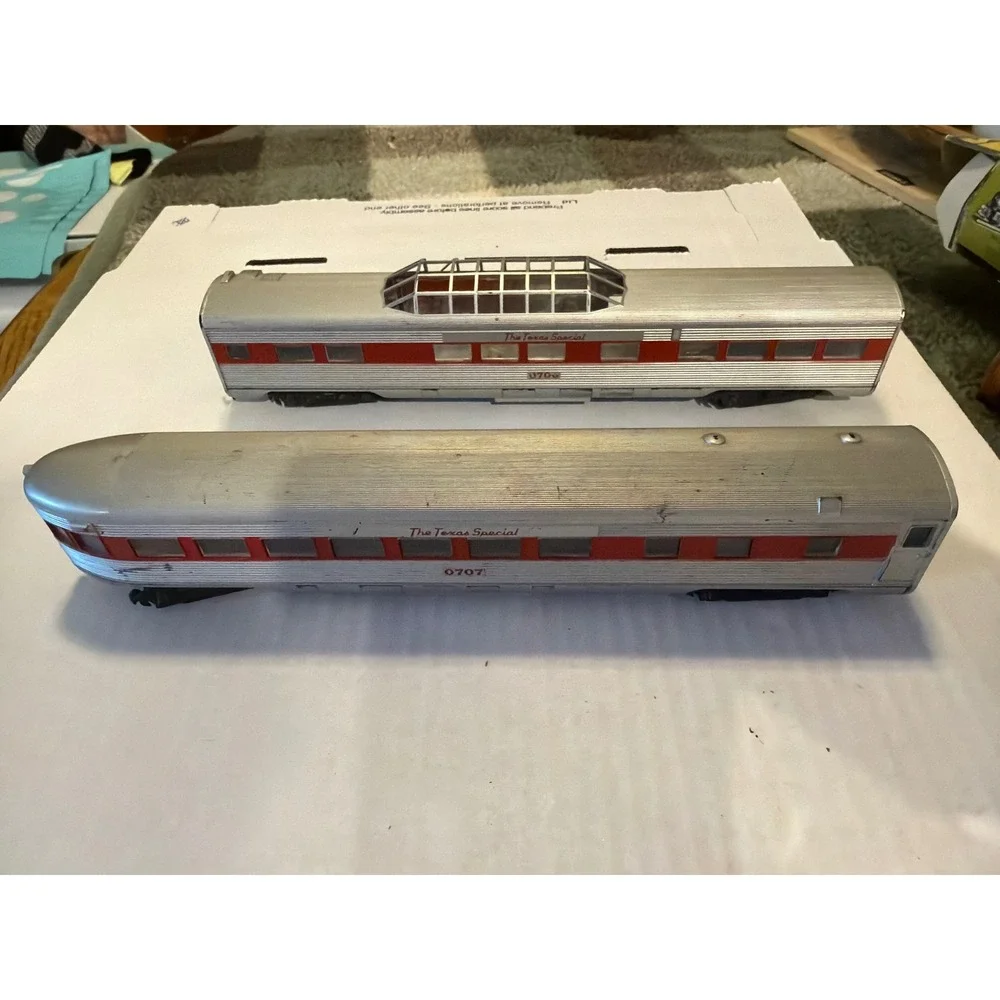 Lionel HO Gauge The Texas Special Passenger Cars 0706 Vista Dome Observation